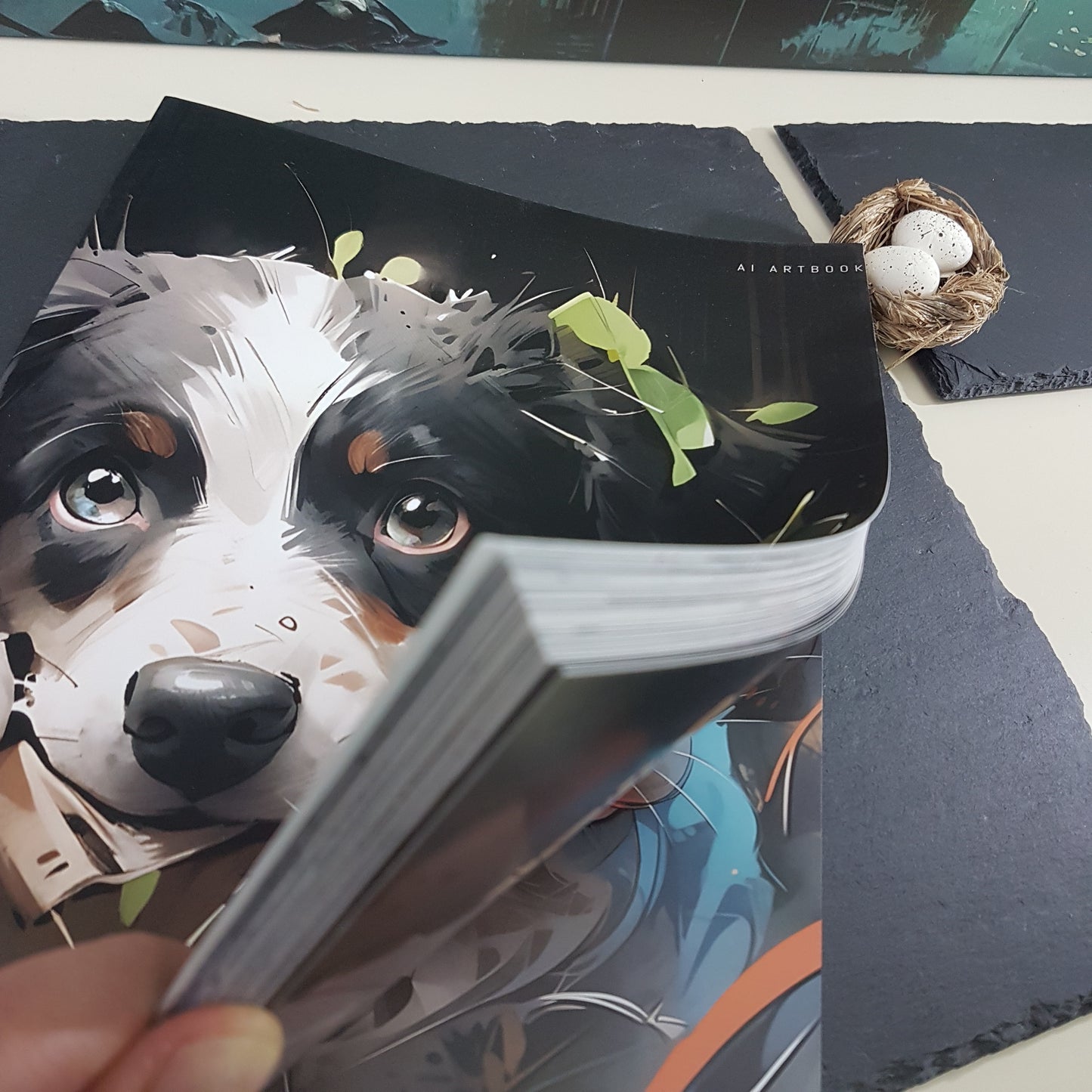 Some Pups" Softcover Photo Book - AI Artbook - dog art masterpieces - cuteness overload