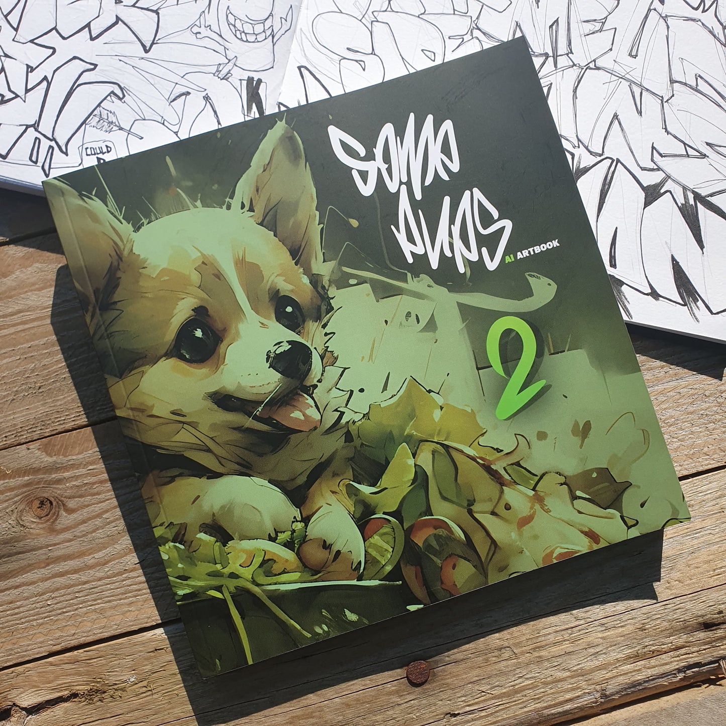 Some pups 2 - project showcase - ai artbook by dino