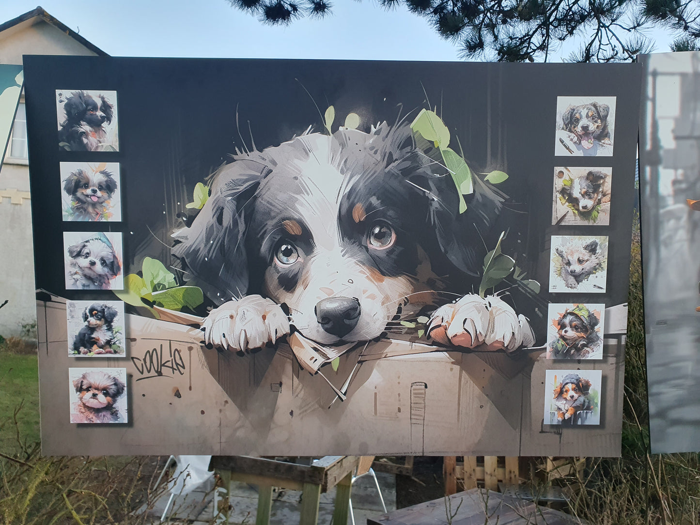 DDD - Dino's garden gallery 1 - 42 digital wallart designs