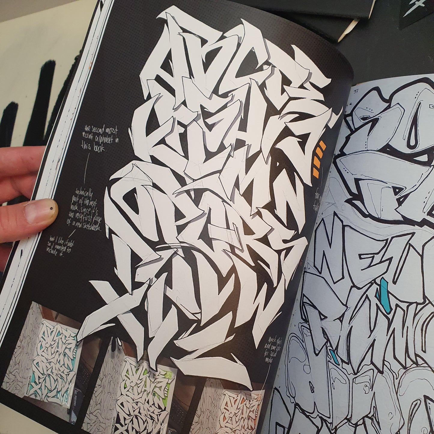 Some letters 2 - 120 pages +bonus / Letter studies and raw practice artbook.
