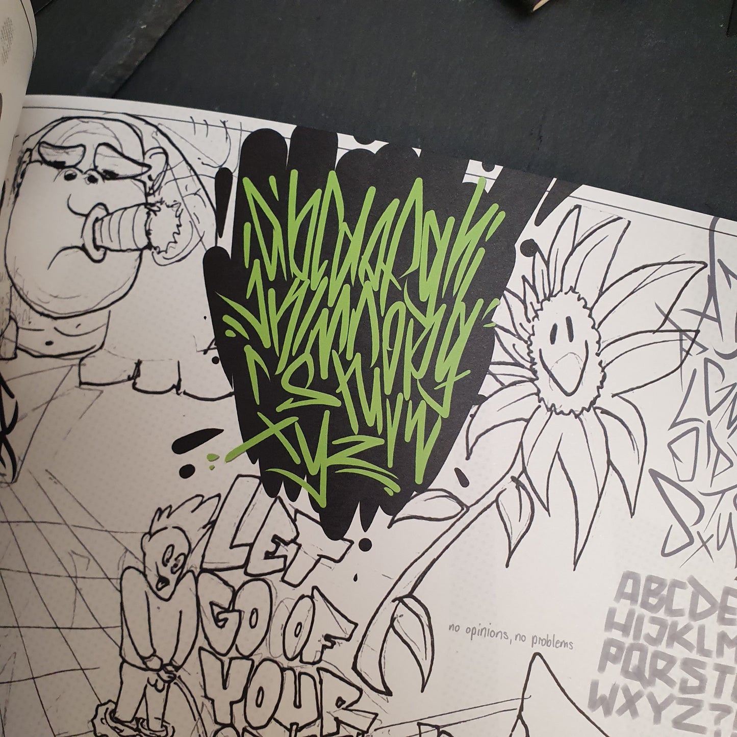 Some letters 2 - 120 pages +bonus / Letter studies and raw practice artbook.