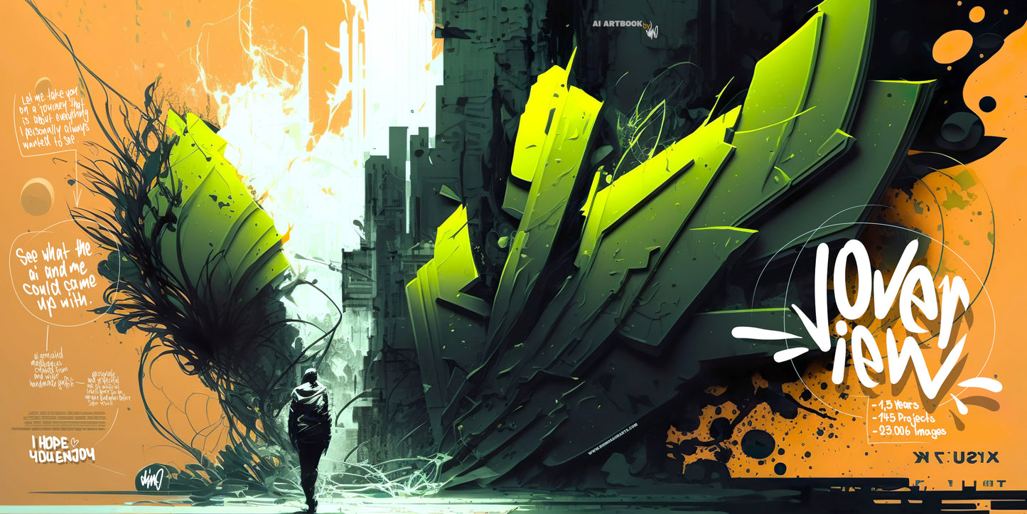 DDD - FULL 145 pages ai "overview" artbook. Digital download.