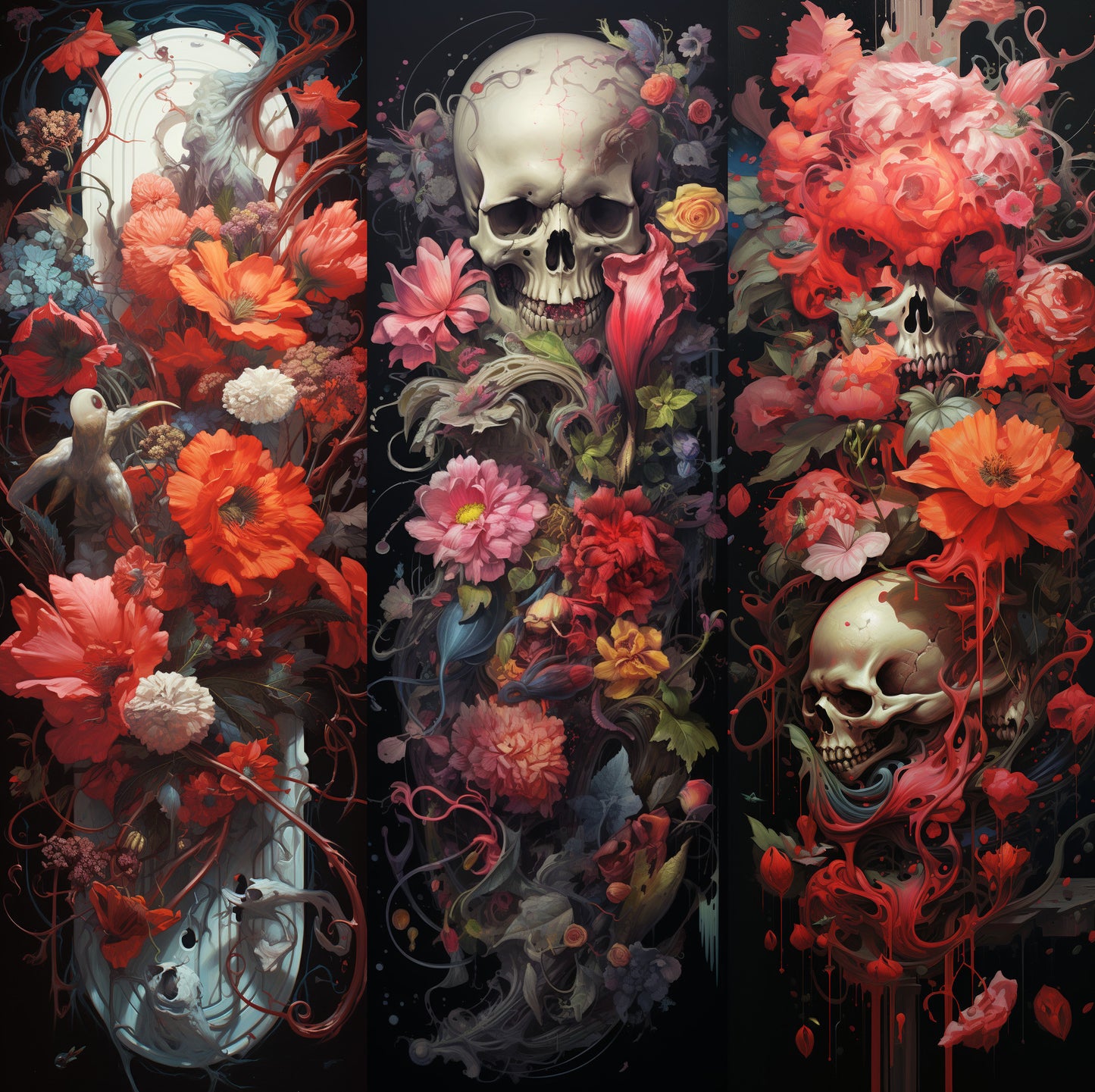 "Vertical slice" - 87 ai images by dino - digital download - DDD